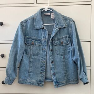 Bill Blass Light Blue Denim Jacket